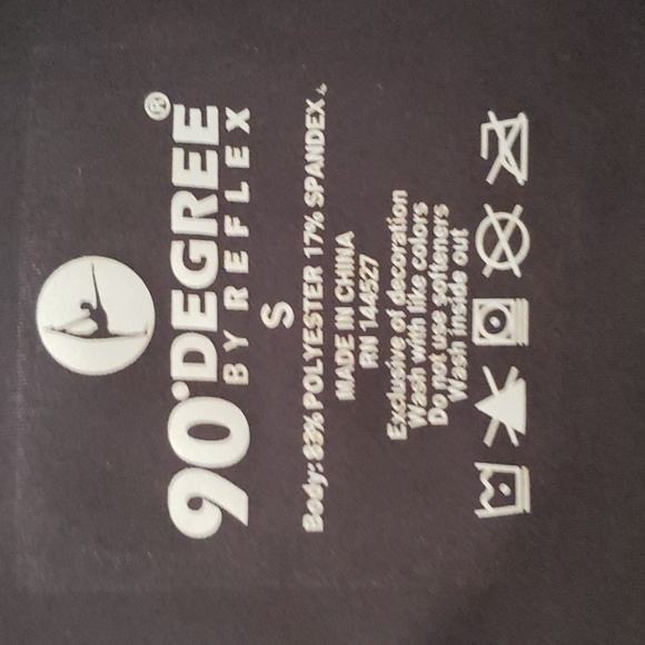 90 degrees black floral leggings - Picture 5 of 6